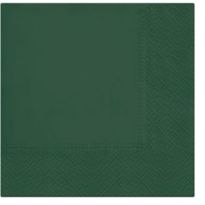 Serwetki Tissue 3-warstwowe, 33 x 33, Holly Green, składane na 1/4, 240 szt. w op.